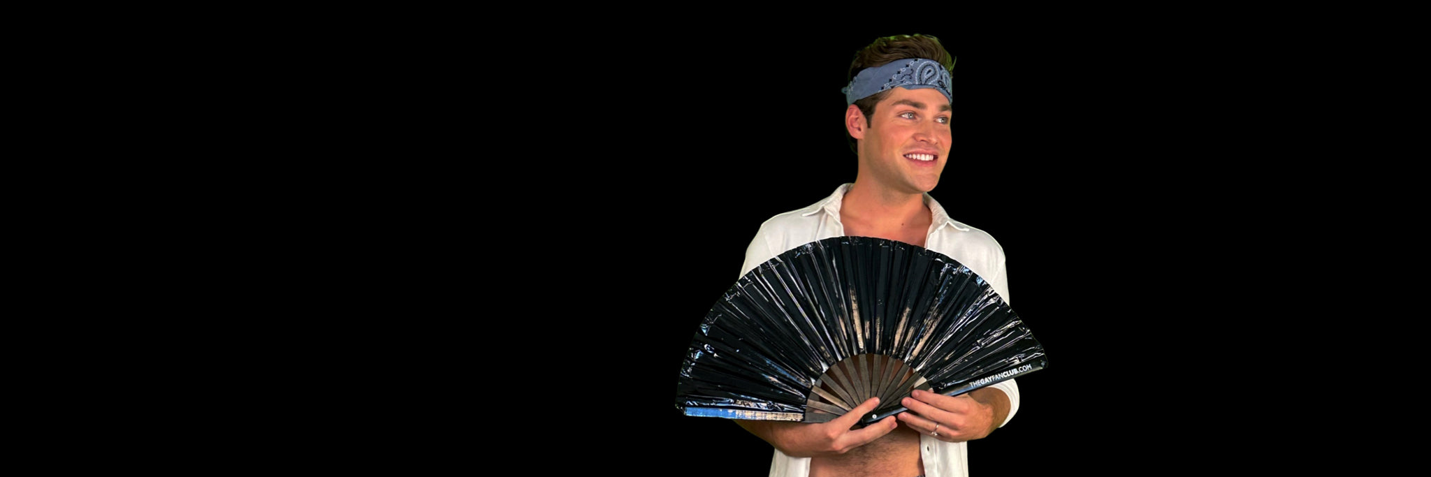 Holographic Hand Fans for Music Festivals | The Gay Fan Club