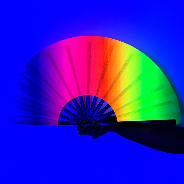 Rainbow Rave Fan (UV)