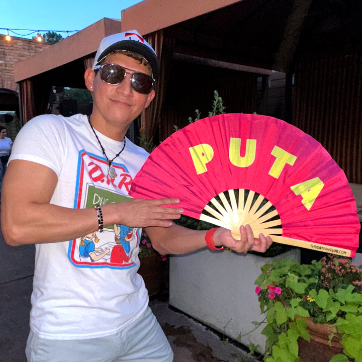 Papi and Puta Fan 2 Pack - Funny clack fans - The Gay Fan Club