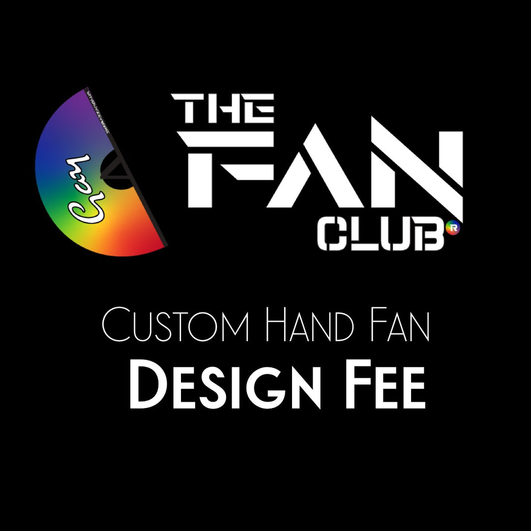 Custom Hand Fan Design Service Fee - The Gay Fan Club® 