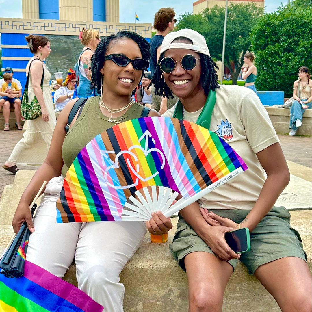 Equality Rainbow Fan | Pride Flag Fan - The Gay Fan Club