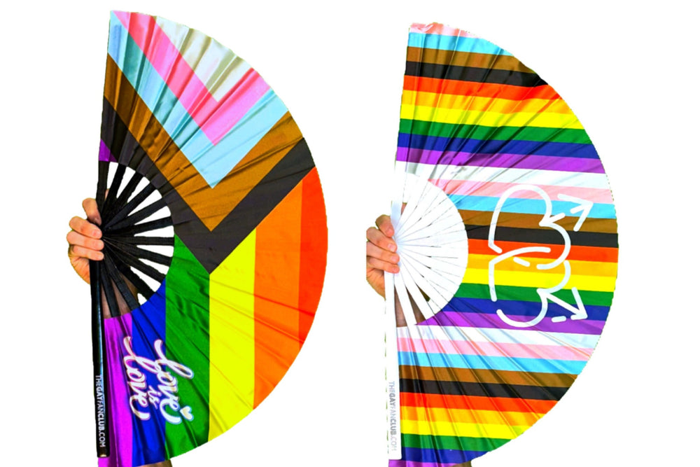 Inclusive Rainbow Fan 2 Pack