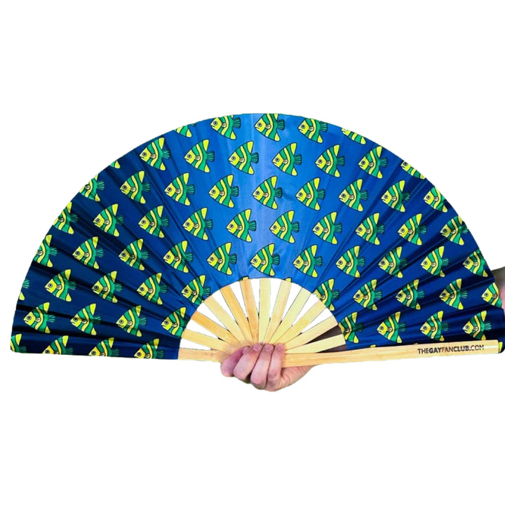 Go With The Flow Fan - Tropical Hand Fan - The Gay Fan Club