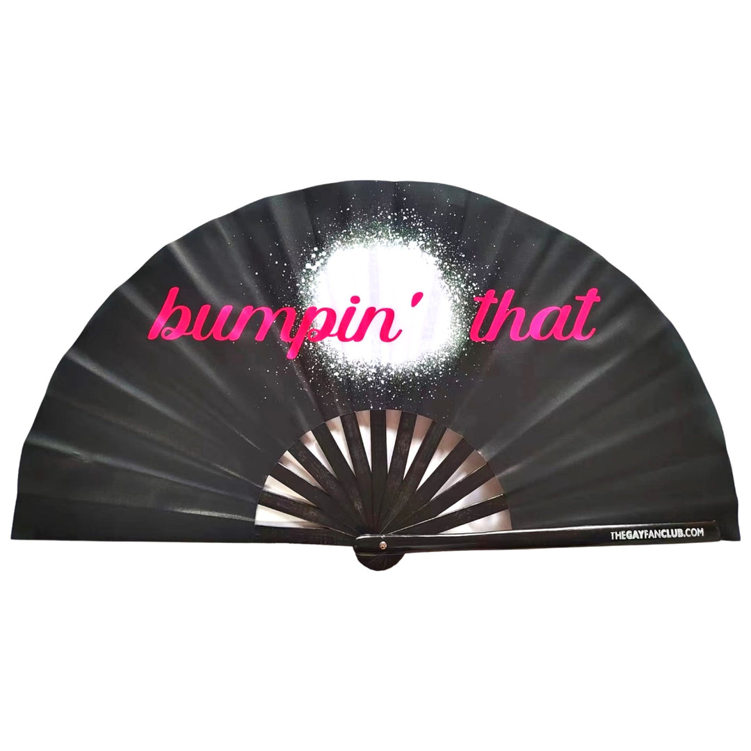 Bumpin' That Fan - Charli XCX inspired hand fan for raves - The Gay Fan Club
