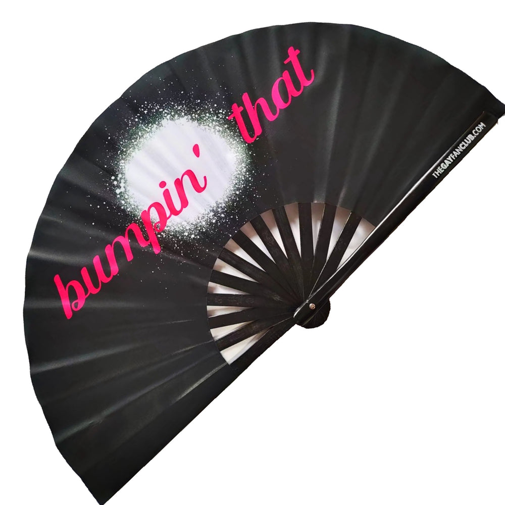 Bumpin' That Fan - Charli XCX inspired hand fan for raves - The Gay Fan Club