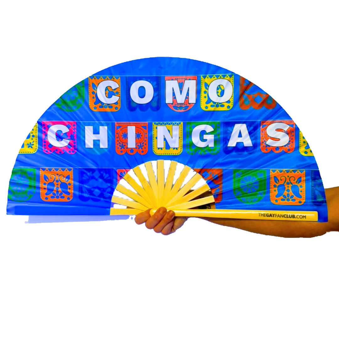 Como Chingas Fan - Latin Hand Fan - The Gay Fan Club