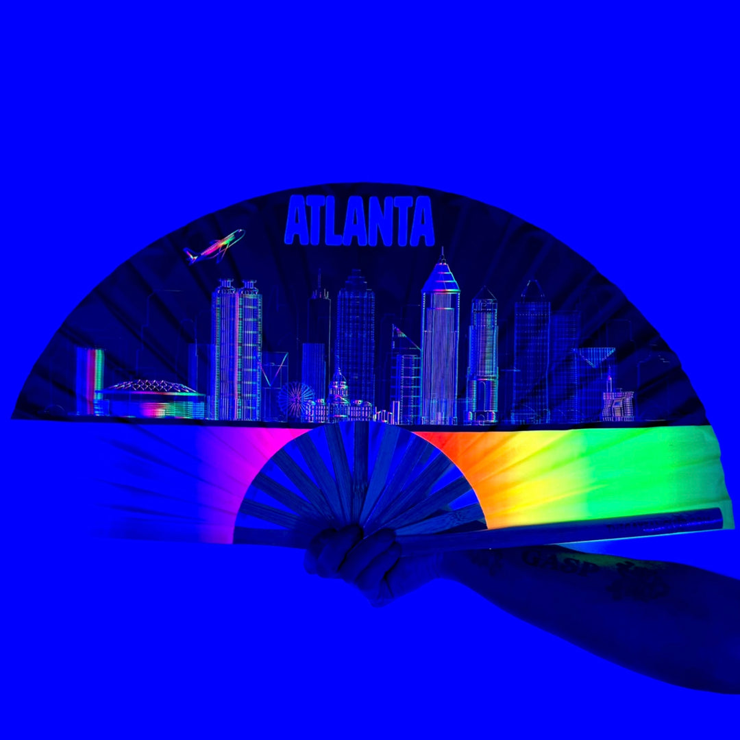Atlanta Hand Fan for Pride - The Gay Fan Club