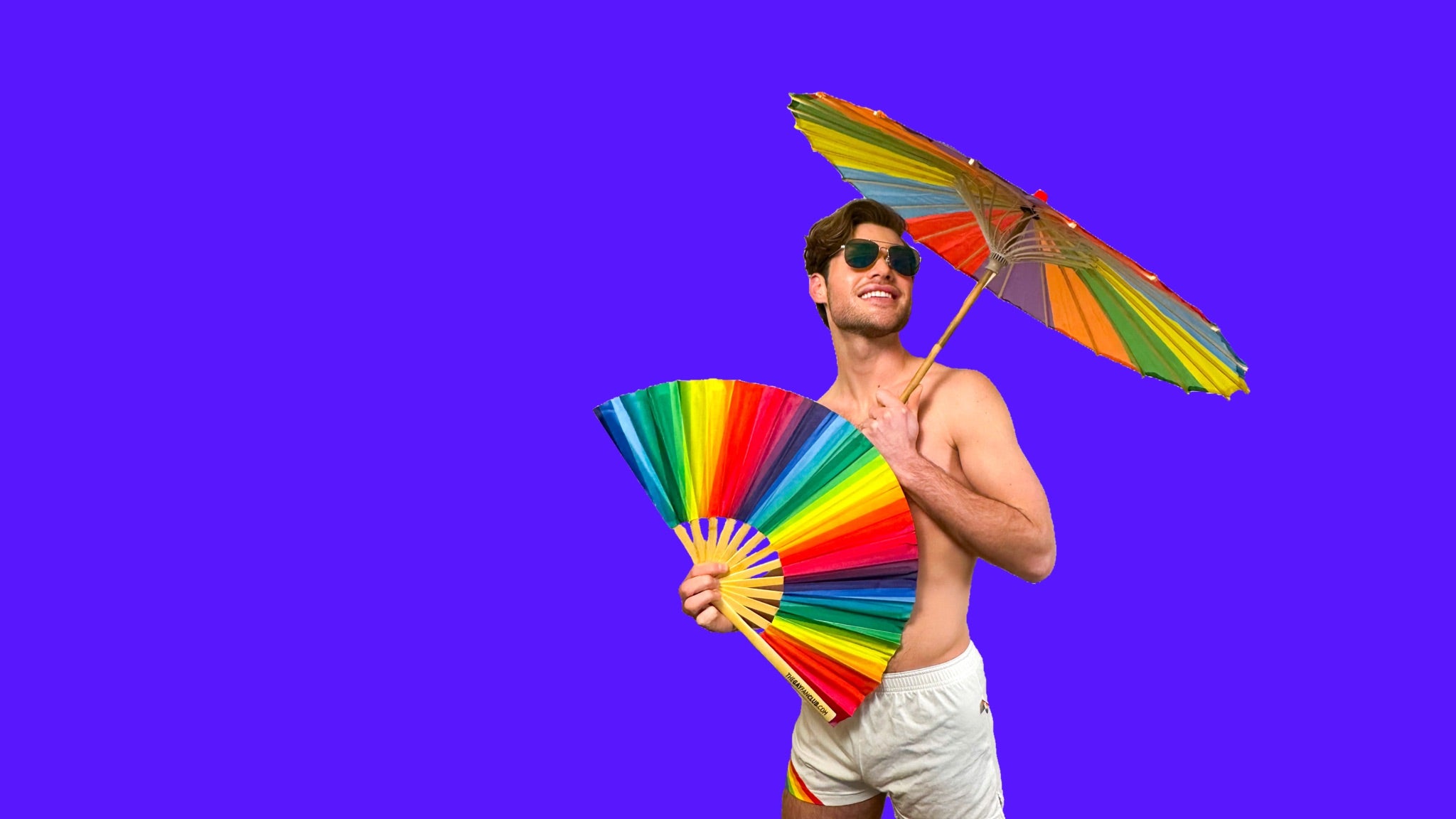 The Pride Hand Fan Shop - Shop the best rainbow fans for pride at The Gay Fan Club