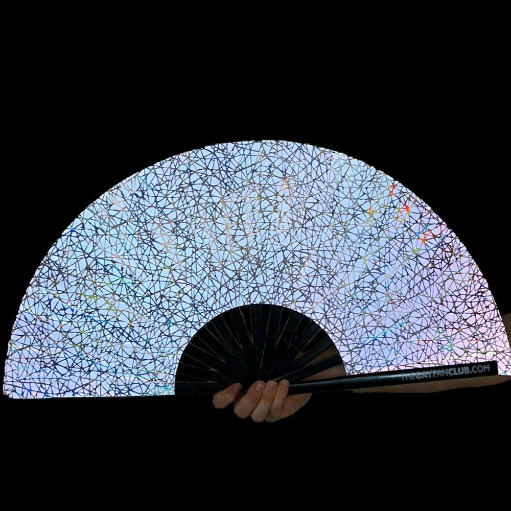 Discoteca Reflective Hand Fan - The Gay Fan Club® 