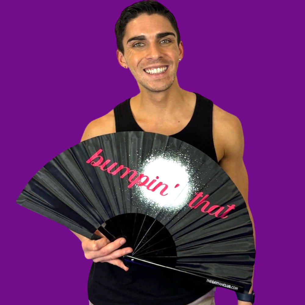 person holding the Charli XCX 365 Bumpin' That Fan - The Gay Fan Club® 